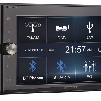 XZENT X-107  2-Din 6.75 Infotainer DAB und Weblink Cast
