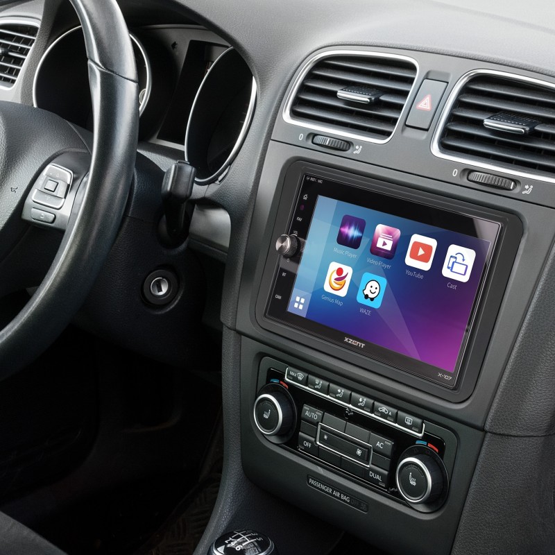 XZENT X-107  2-Din 6.75 Infotainer DAB und Weblink Cast