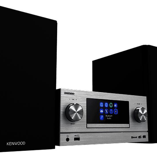 KENWOOD M-9000S-S Smart Micro Hi-Fi System (Silber)