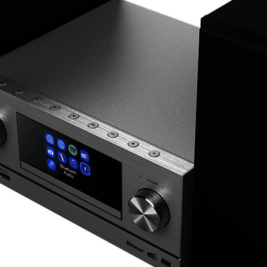 KENWOOD M-9000S-S Smart Micro Hi-Fi System (Silber)