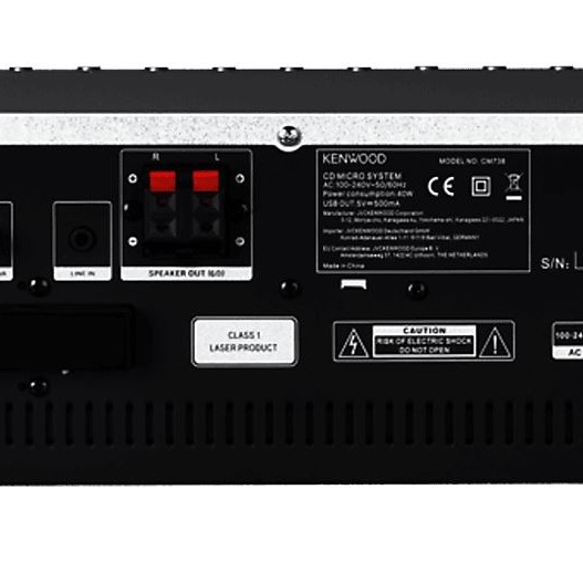 KENWOOD M-9000S-S Smart Micro Hi-Fi System (Silber)