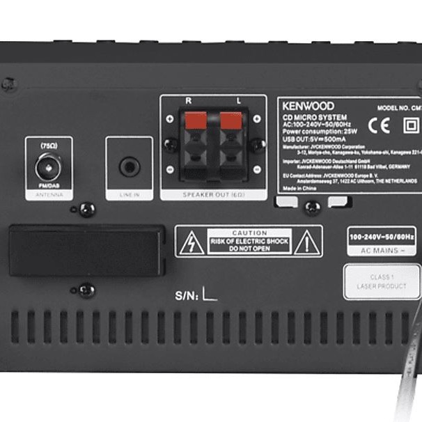 KENWOOD M-7000S-B - Micro HiFi-System (Schwarz)