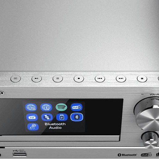 KENWOOD M-7000S-S - Micro HiFi-System (Silber)
