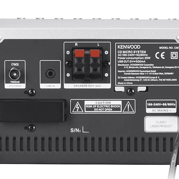 KENWOOD M-7000S-S - Micro HiFi-System (Silber)