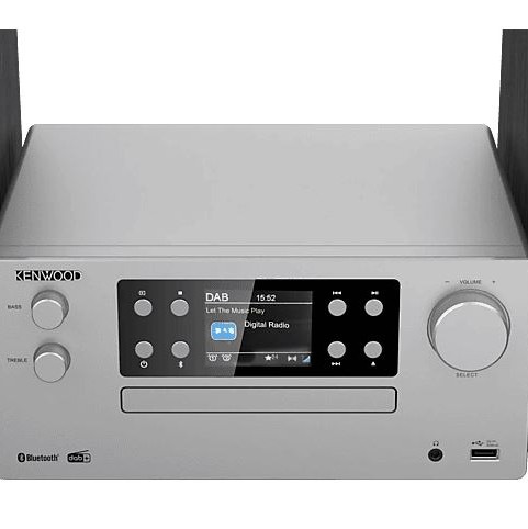 KENWOOD M-925DAB-S - Micro HiFi-System mit DAB+, CD,USB, Bluetooth