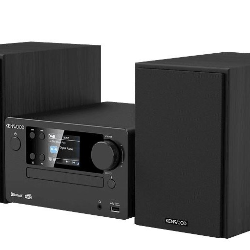 KENWOOD M-725DAB-B - Micro HiFi-System mit DAB+, CD, USB, Bluetooth