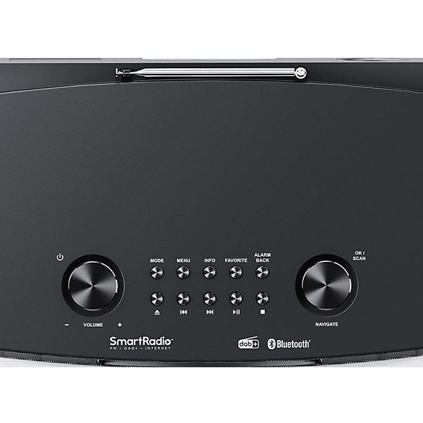 Kenwood CR-ST700SCD-B WiFi-Smart-Radio with DAB+, Internet radio, CD, USB, BT