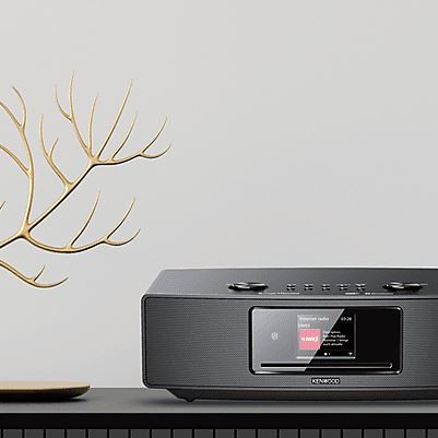 Kenwood CR-ST700SCD-B WiFi-Smart-Radio with DAB+, Internet radio, CD, USB, BT