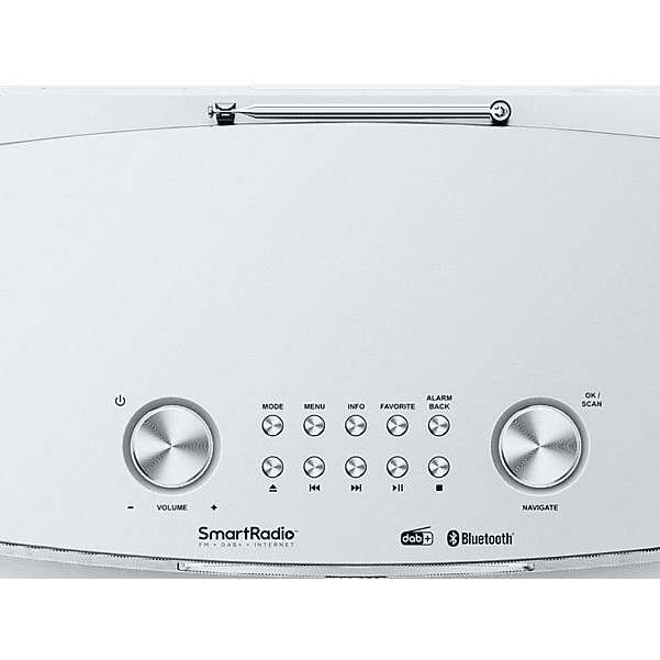 KENWOOD CR-ST700SCD-S Digitalradio Internet radio, DAB+, FM, Silber