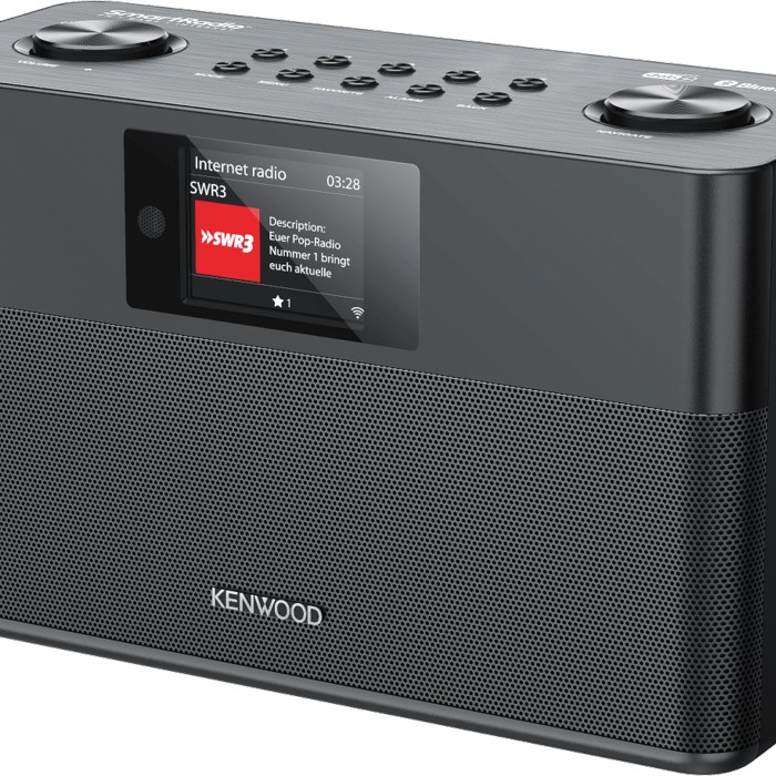 KENWOOD CR-ST100S-B Internetradio DAB, DAB+, FM, Internet radio, Schwarz