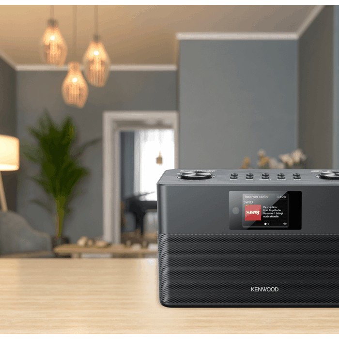 KENWOOD CR-ST100S-B Internetradio DAB, DAB+, FM, Internet radio, Schwarz