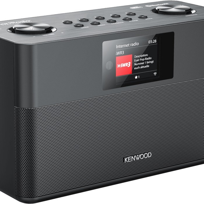 KENWOOD CR-ST100S-B Internetradio DAB, DAB+, FM, Internet radio, Schwarz