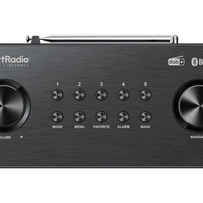 KENWOOD CR-ST100S-B Internetradio DAB, DAB+, FM, Internet radio, Schwarz