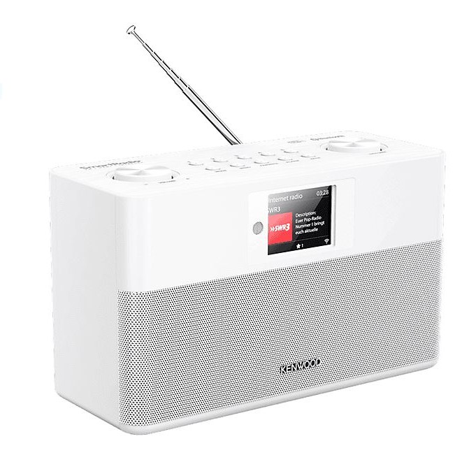Kenwood CR-ST100S-W Smartradio mit DAB+ und Bluetooth Audiostreaming weiß