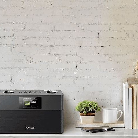 KENWOOD CR-ST80DAB-B Digitalradio DAB+, Schwarz