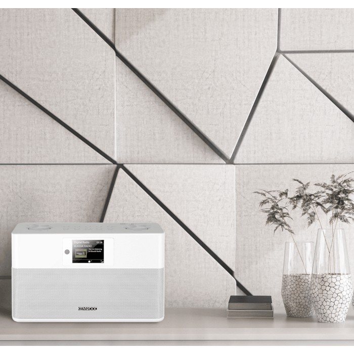 KENWOOD CRST80DAB-W Digitalradio DAB+, Weiss