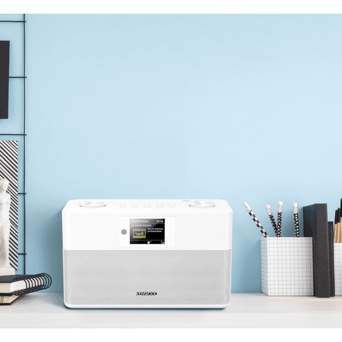 KENWOOD CRST80DAB-W Digitalradio DAB+, Weiss