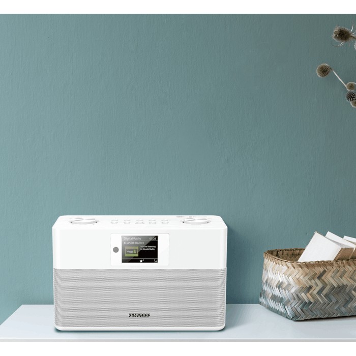 KENWOOD CRST80DAB-W Digitalradio DAB+, Weiss