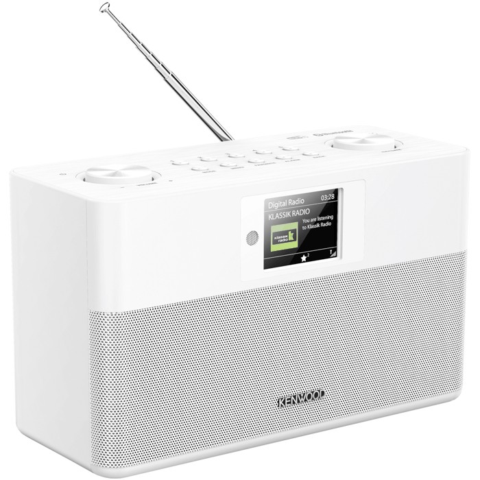 KENWOOD CRST80DAB-W Digitalradio DAB+, Weiss
