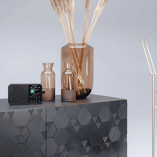 KENWOOD CR-M30DAB-B Digitalradio FM, DAB, DAB+, Schwarz