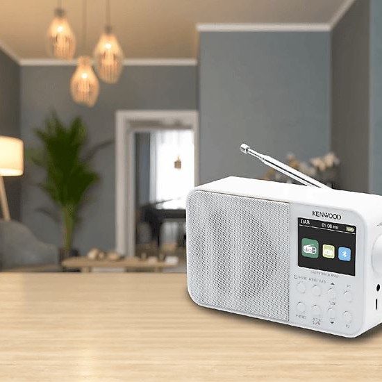 KENWOOD CR-M30DAB-W Digitalradio FM, DAB, DAB+, Weiss