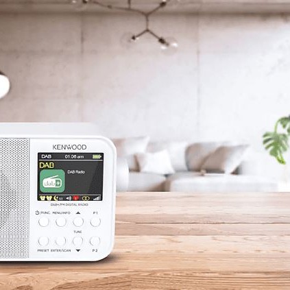 KENWOOD CR-M30DAB-W Digitalradio FM, DAB, DAB+, Weiss