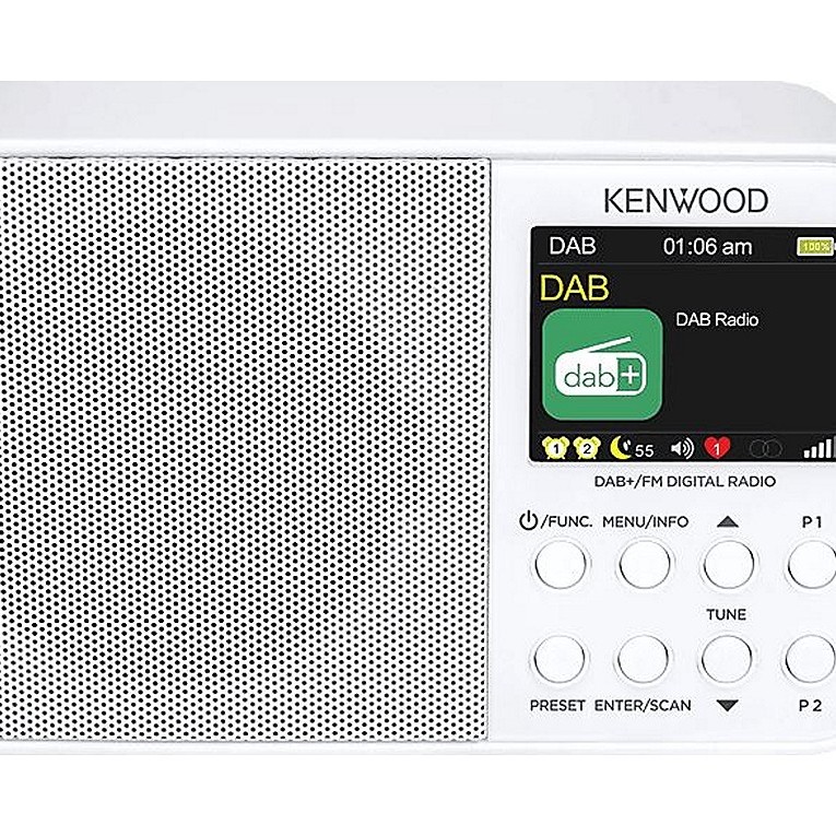 KENWOOD CR-M30DAB-W Digitalradio FM, DAB, DAB+, Weiss