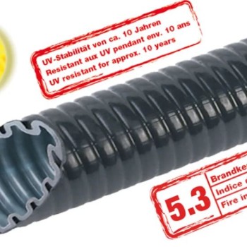 Schutzrohr M25 KRGK Plica UV-beständig