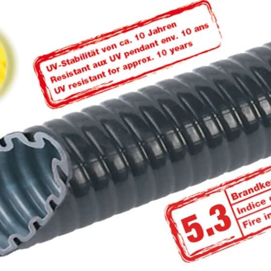 Schutzrohr M25 KRGK Plica UV-beständig