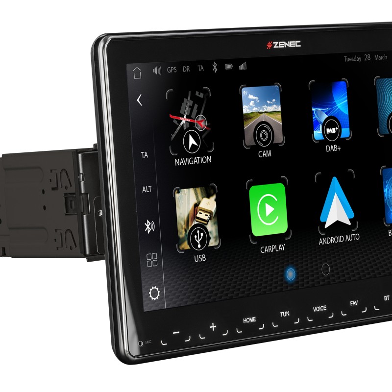ZENEC Z-N975 9 1-DIN Infotainer mit Wireless Android Auto / Apple CarPlay