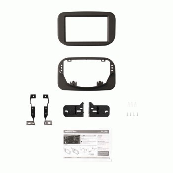 2-DIN Radioblende Ford Transit(FD) 06/2019-2024 schwarz matt