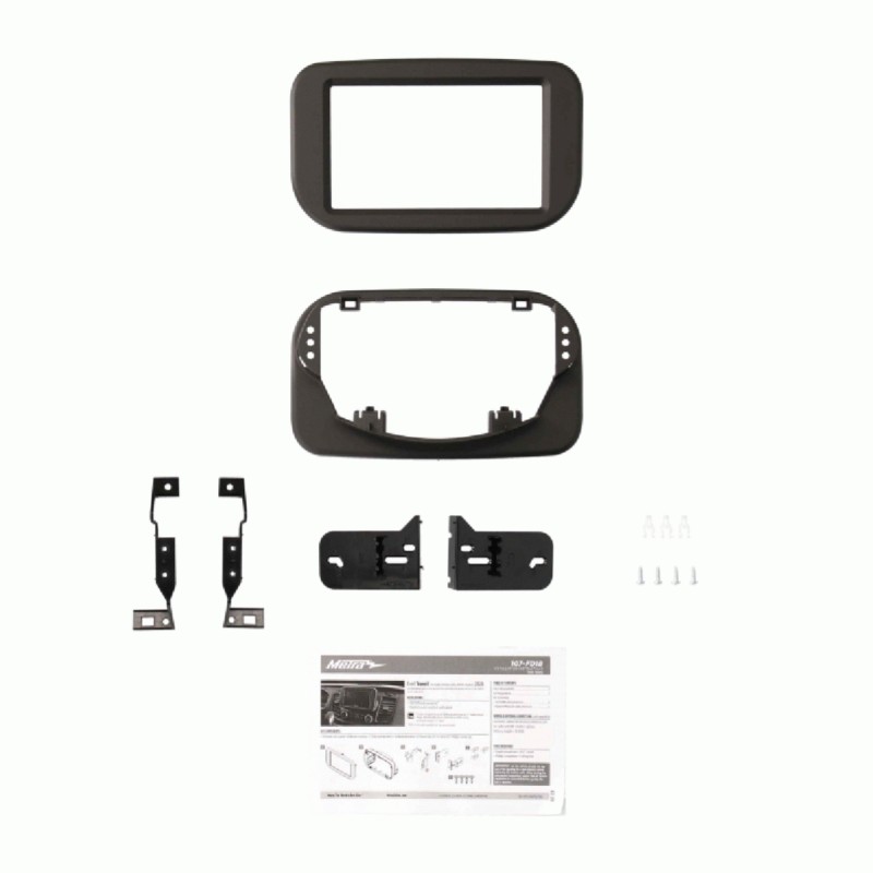 2-DIN Radioblende Ford Transit(FD) 06/2019-2024 schwarz matt