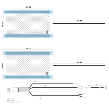 Sitzheizung, 2-stufig schaltbar, 12 Volt