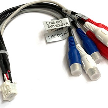 Xzent X-F270 und Zenec 2055 10 Pin RCA 5.2 Connection Kabel