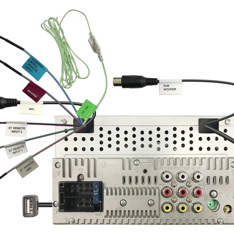 JVC KW-M180DBT - Doppel DIN MP3 Autoradio Android-USB-Mirroring DAB+
