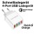 4-Port USB Schnellladegerät QC 3.0 Netzteil Adapter 5V/3.1A – Weiß