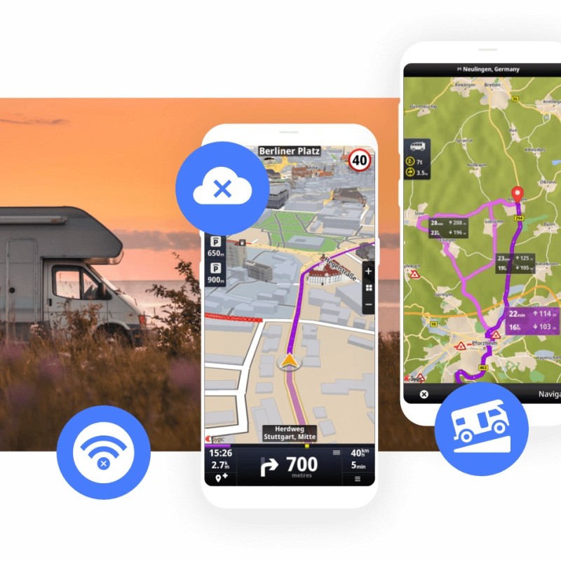 Sygic LKW & Wohnmobil GPS Navigation App Aktivierungsgutschein