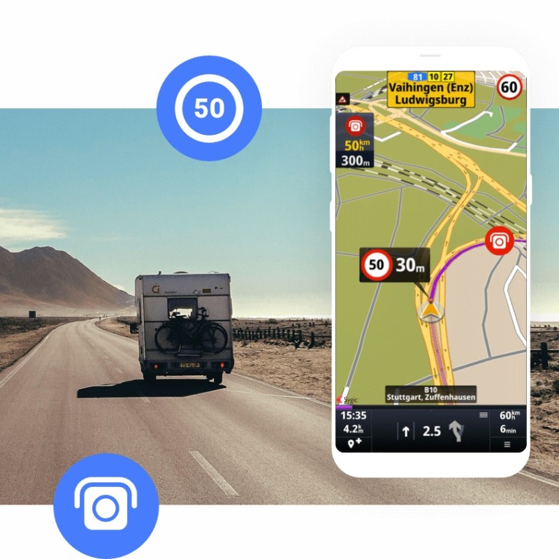 Sygic LKW & Wohnmobil GPS Navigation App Aktivierungsgutschein