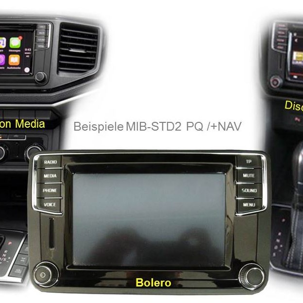 Video-Einspeiser passend für Seat,Skoda,VW MIB STD2 PQ Nav