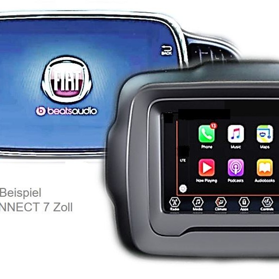 Video-Einspeiser passend für Dodge,Fiat,Jeep 7 Zoll Uconnect