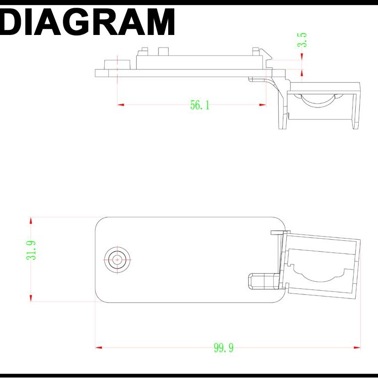 RFK Griffleiste passend f Audi A3,A4,A6,A8,Q7,S6