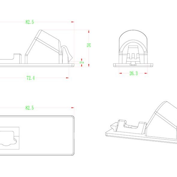 RFK Griffleiste passend f Fiat Freemont 2012-