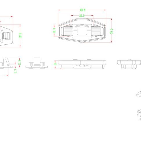 RFK Griffleiste passend f Honda Civic 2013- - LED ww