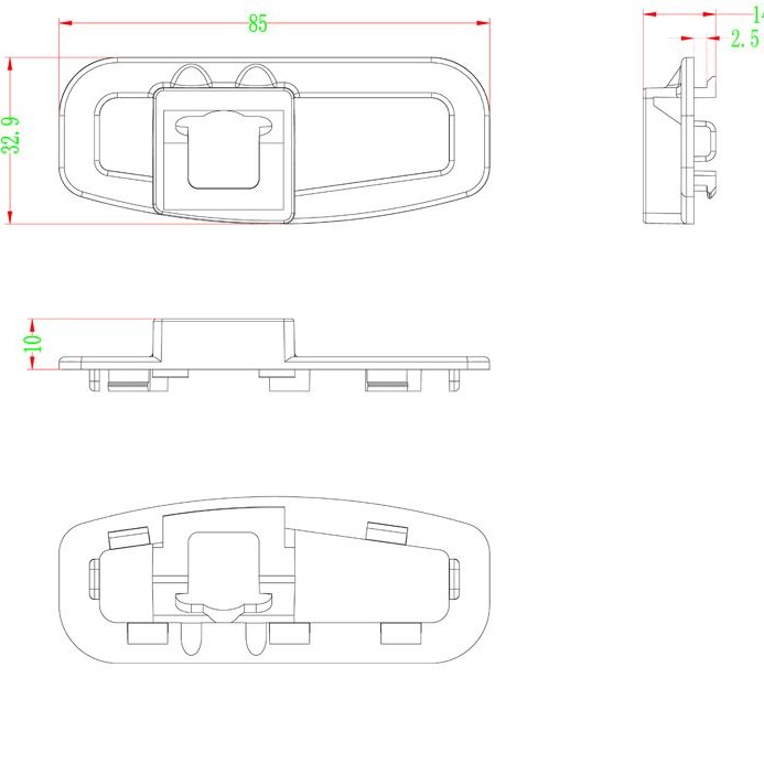 RFK Griffleiste passend f Honda Accord 2010-2012