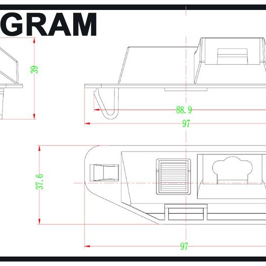 RFK Griffleiste passend f Lexus ES,LS,RX - LED kw