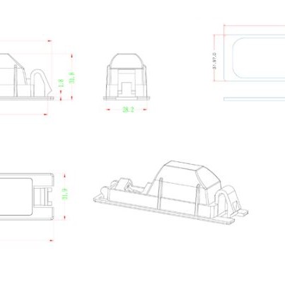 RFK Griffleiste passend f Opel diverse