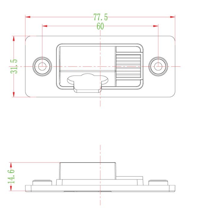 RFK Griffleiste passend f VW Tiguan -2010 oben