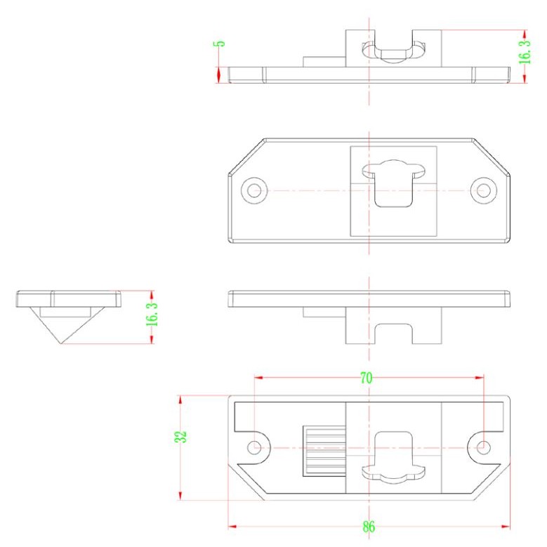 RFK Griffleiste passend f Ford Focus,Mondeo,C-Max - LED ww