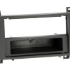 Radioblende MERCEDES SLK (R171) 2005-11 2DIN mit Fach schwarz