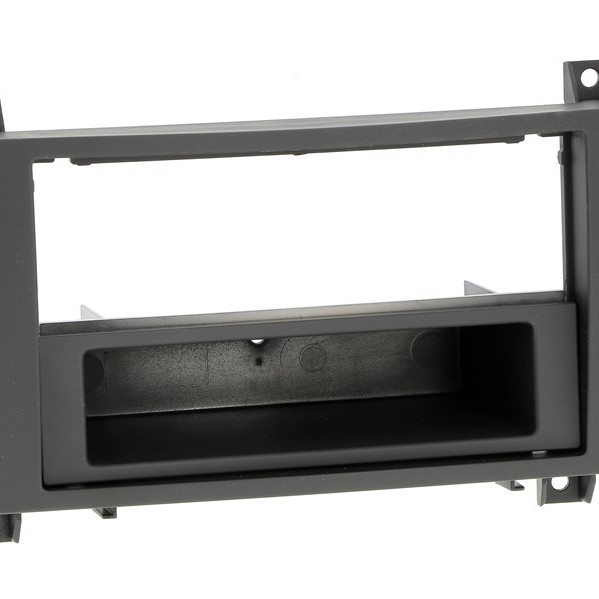 Radioblende MERCEDES SLK (R171) 2005-11 2DIN mit Fach schwarz